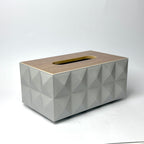 Dual-Side 3D Geometric Tissue Box Cover