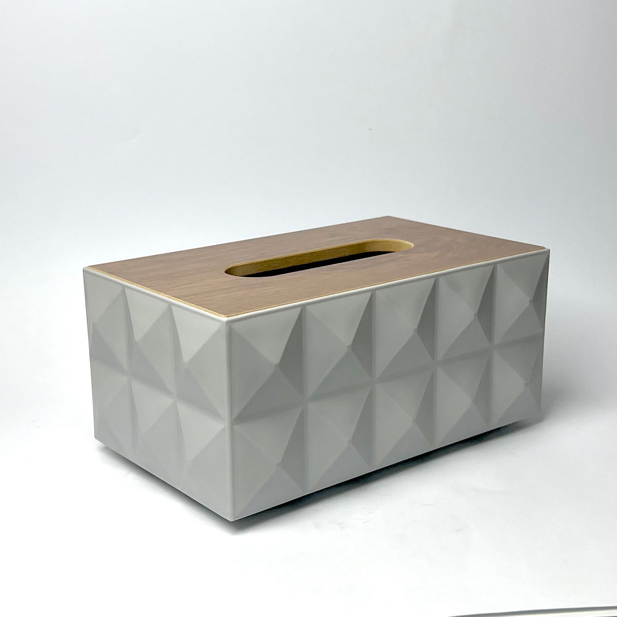 Dual-Side 3D Geometric Tissue Box Cover