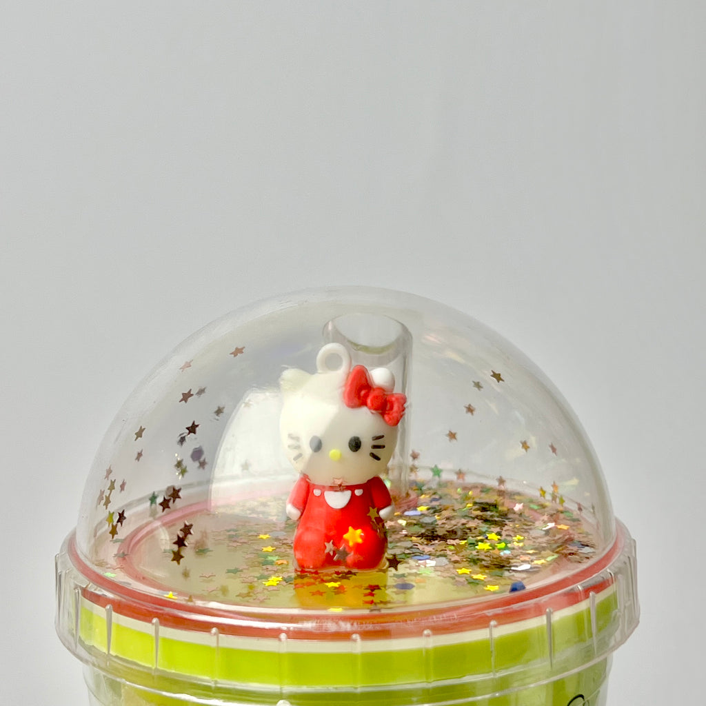 Kawaii Double-Wall Freezing Gel Tumbler with 3D Dome Lid & Straw