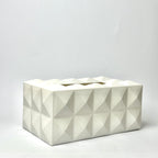Dual-Side 3D Geometric Tissue Box Cover