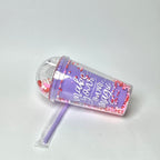 Double-Wall Acrylic Tumbler with Reusable Straw