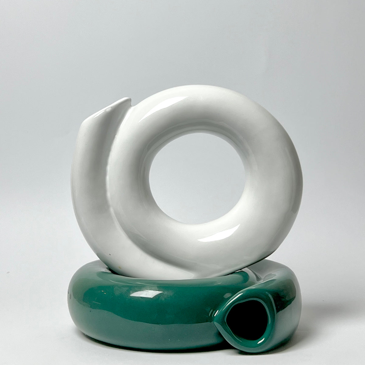 Modern Ceramic Ring Vase