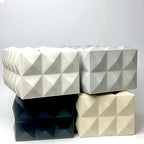 Dual-Side 3D Geometric Tissue Box Cover