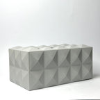 Dual-Side 3D Geometric Tissue Box Cover