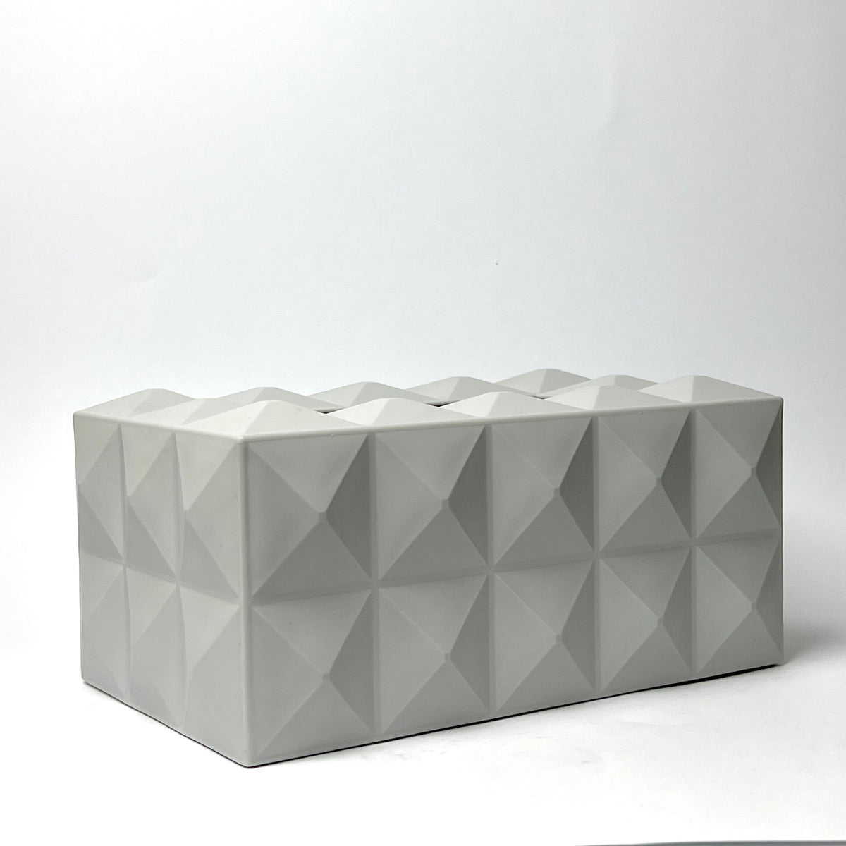 Dual-Side 3D Geometric Tissue Box Cover