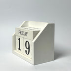 Vintage Perpetual Wooden Calendar