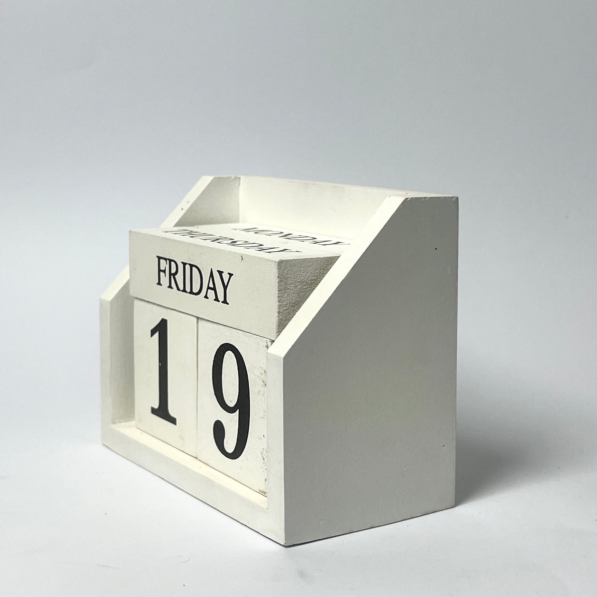 Vintage Perpetual Wooden Calendar