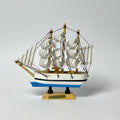 Vintage Sailing Ship Model – Nautical Decorative Boat
