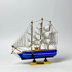 Vintage Sailing Ship Model – Nautical Decorative Boat
