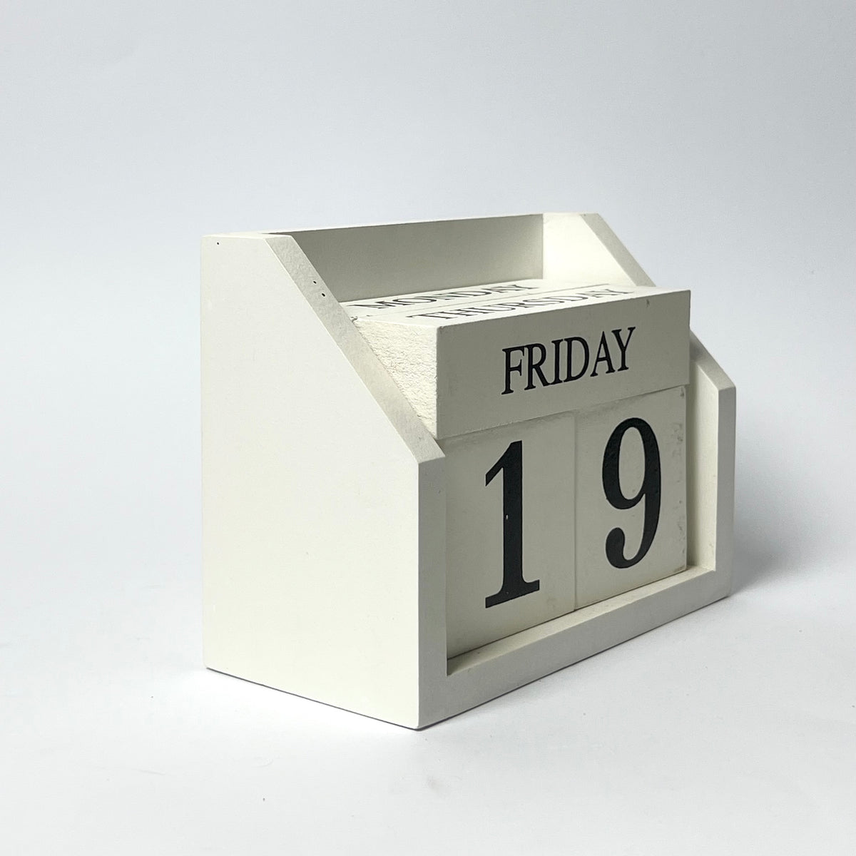 Vintage Perpetual Wooden Calendar