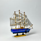 Vintage Sailing Ship Model – Nautical Decorative Boat