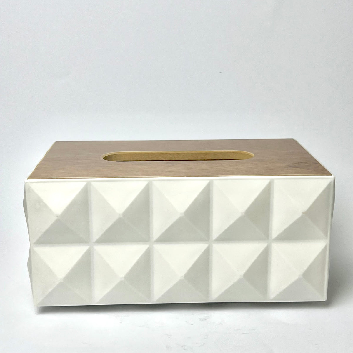Dual-Side 3D Geometric Tissue Box Cover