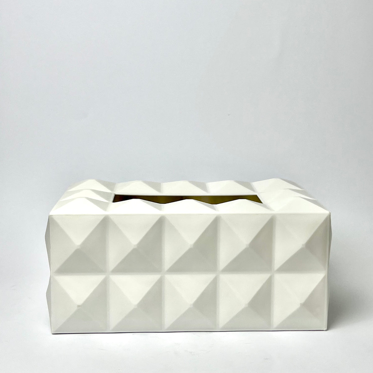 Dual-Side 3D Geometric Tissue Box Cover