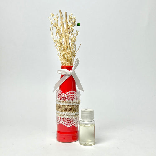 Ceramic Reed Diffuser with Dried Flowers & Essential Oil