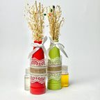 Ceramic Reed Diffuser with Dried Flowers & Essential Oil