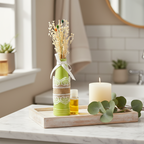 Ceramic Reed Diffuser with Dried Flowers & Essential Oil